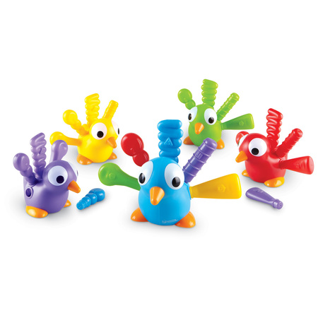 LEARNING RESOURCES Fine Motor Peacock Pals 9095